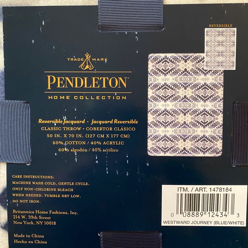 Pendleton Home Collection Reversable Westward - Picture 4 of 4
